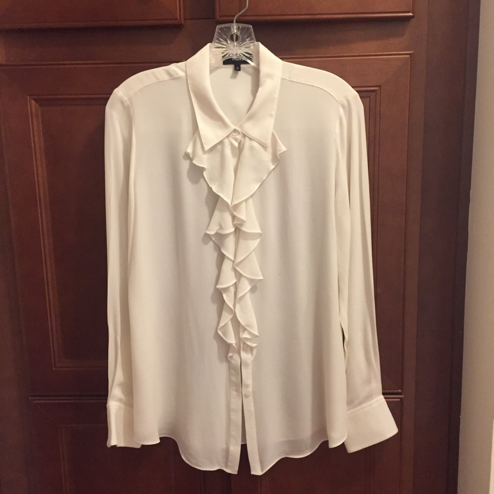 Theory Silk Ranivva Blouse